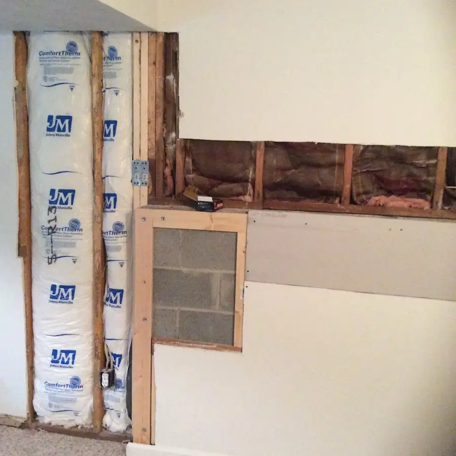 Wall insulation replacement during Odor Removal & Deodorization in Chicago Heights